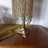 Bedside lamp bronze and brass