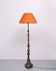 Baroque Revival solid Brass floor lamp France 1950s