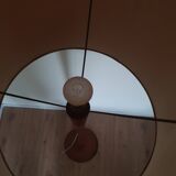 Scandinavian diabolo teak floor lamp