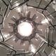 Chandelier vintage glass 1970 s