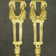 Pair of falls ornaments Louis XVI style