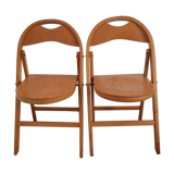 Lot of 2 folding chairs tunaet B751