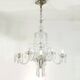 Bohemian Cut Lead Crystal Chandelier, 1930s