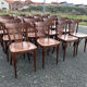 Set of 16 bistro chairs