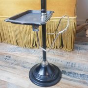 Vintage standing ashtray with tablet and 50s magazine door