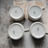 Tasses fleuries x4