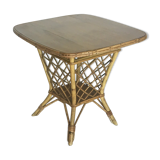 Bar table, vintage rattan
