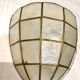 Paire d'appliques nacre coquillage