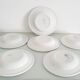 Set of 6 "Bird of Paradise" soup plates from Sarreguemines