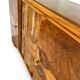 Italian Art deco burl walnut sideboard, of great quality.