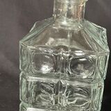 Vintage square whisky decanter square cap