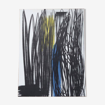 Hans HARTUNG, Composition pour XXe siècle, 1973. Lithographie originale