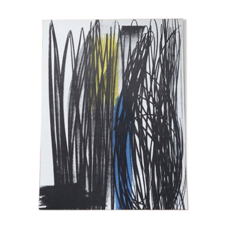 Hans HARTUNG, Composition pour XXe siècle, 1973. Lithographie originale