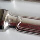 Ercuis set of 18 knives silver metal and stainless steel violin model