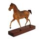 Horse sculpture by H. Fratin in wood, France, circa 1818.
