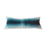 Deep and die blue watercolor cushion