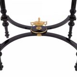 Stylish opening table, Napoleon style console, France.