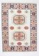 7x9 Peach Navy Blue Oushak Area Rug, 202x284Cm