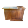 Teak countertop bar furniture and green marble