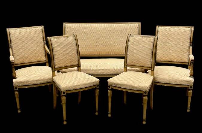 Salon 5 pièces de Style Directoire néoclassique