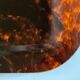 Pair of tortoiseshell lucite trays 1970