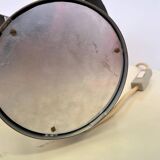 Big design brass table lamp - Czechoslovakia, 1980s