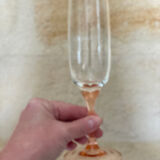 Set of 6 two-tone pink stemmed glasses Luminarc Véronèse