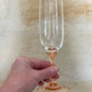 Set of 6 two-tone pink stemmed glasses Luminarc Véronèse