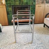 Convertible vintage rolling serving cart