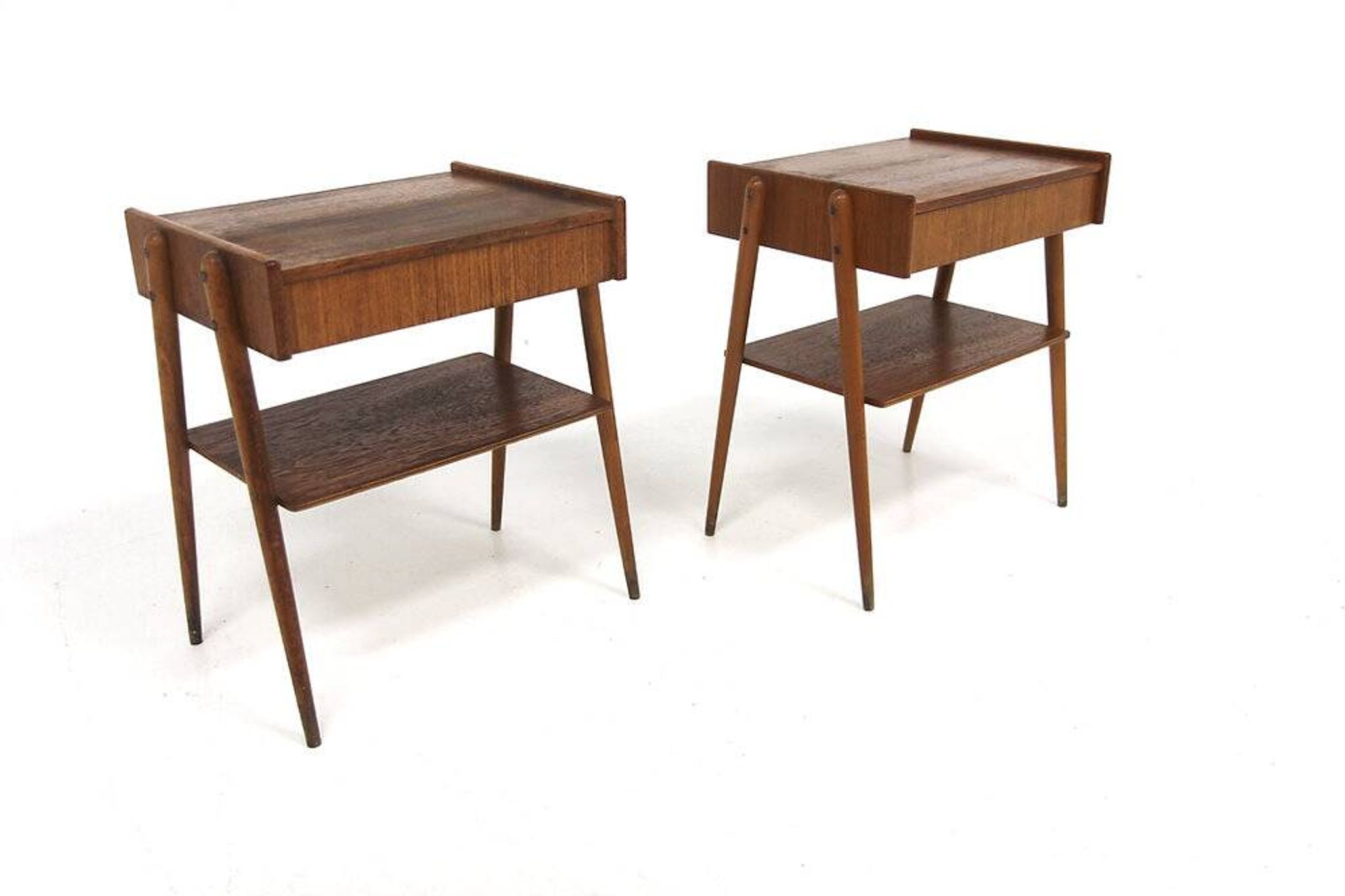 2 teak bedside tables by Carlström, Sweden, 1960