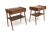 2 tables de chevet en teck par Carlström, Suède, 1960