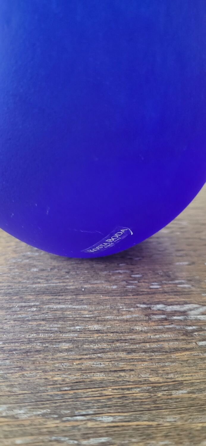 Kosta Boda carafe blue