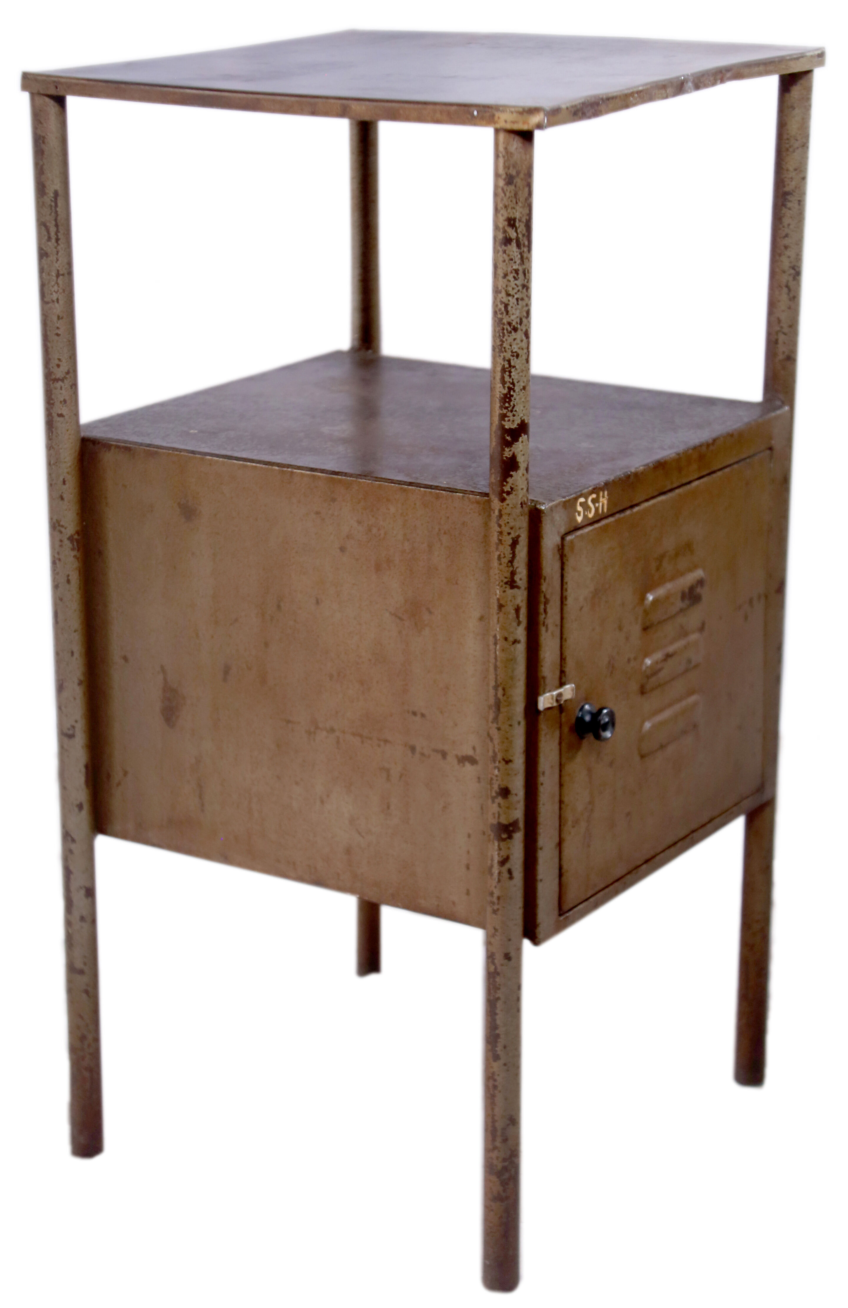 Night table - metal hospital bedside