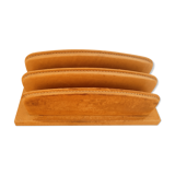 Camel leather mail holder