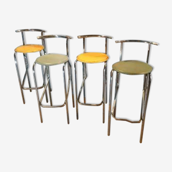 Four 1960 design stools