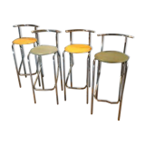 Quatre tabourets design 1960