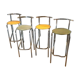 Quatre tabourets design 1960