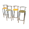 Quatre tabourets design 1960