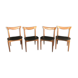 Série de 4 chaises scandinaves - bramin
