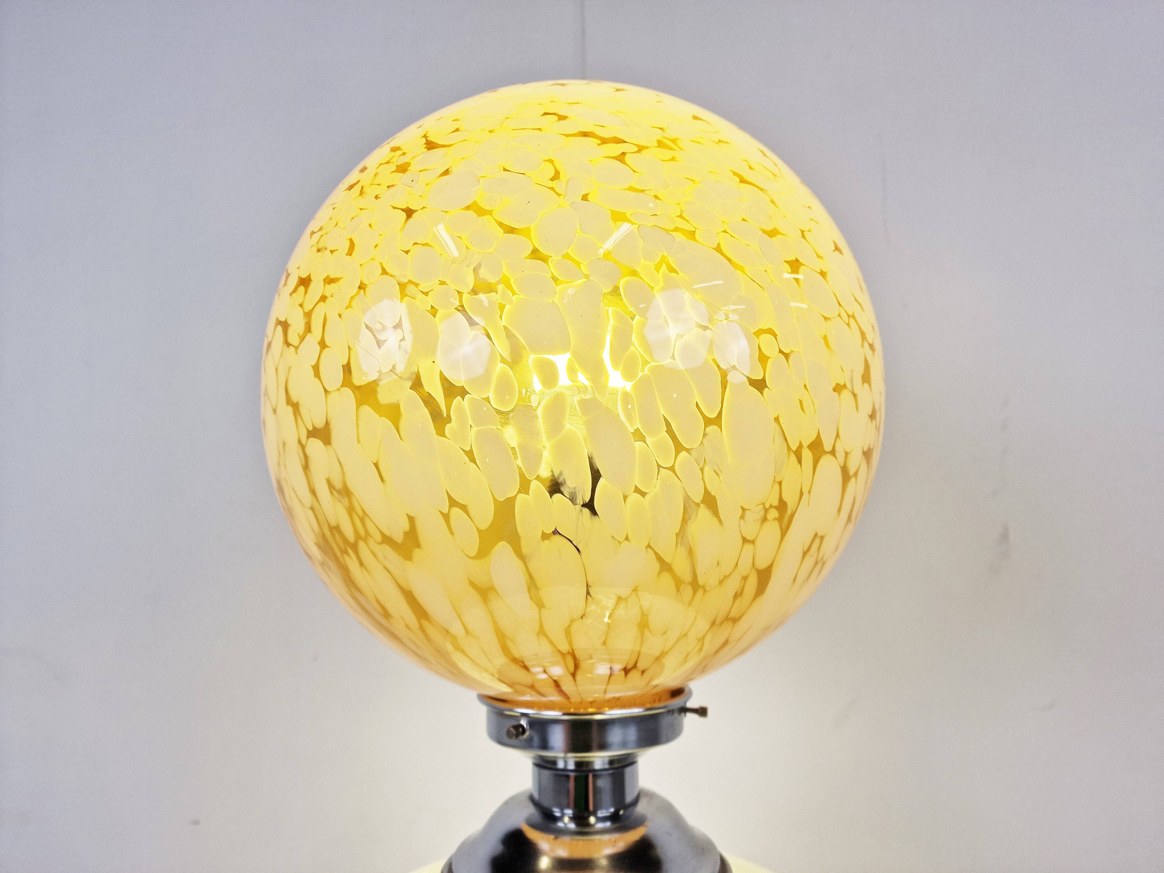 Vintage Mazzega floor lamp with marble, 1960s
