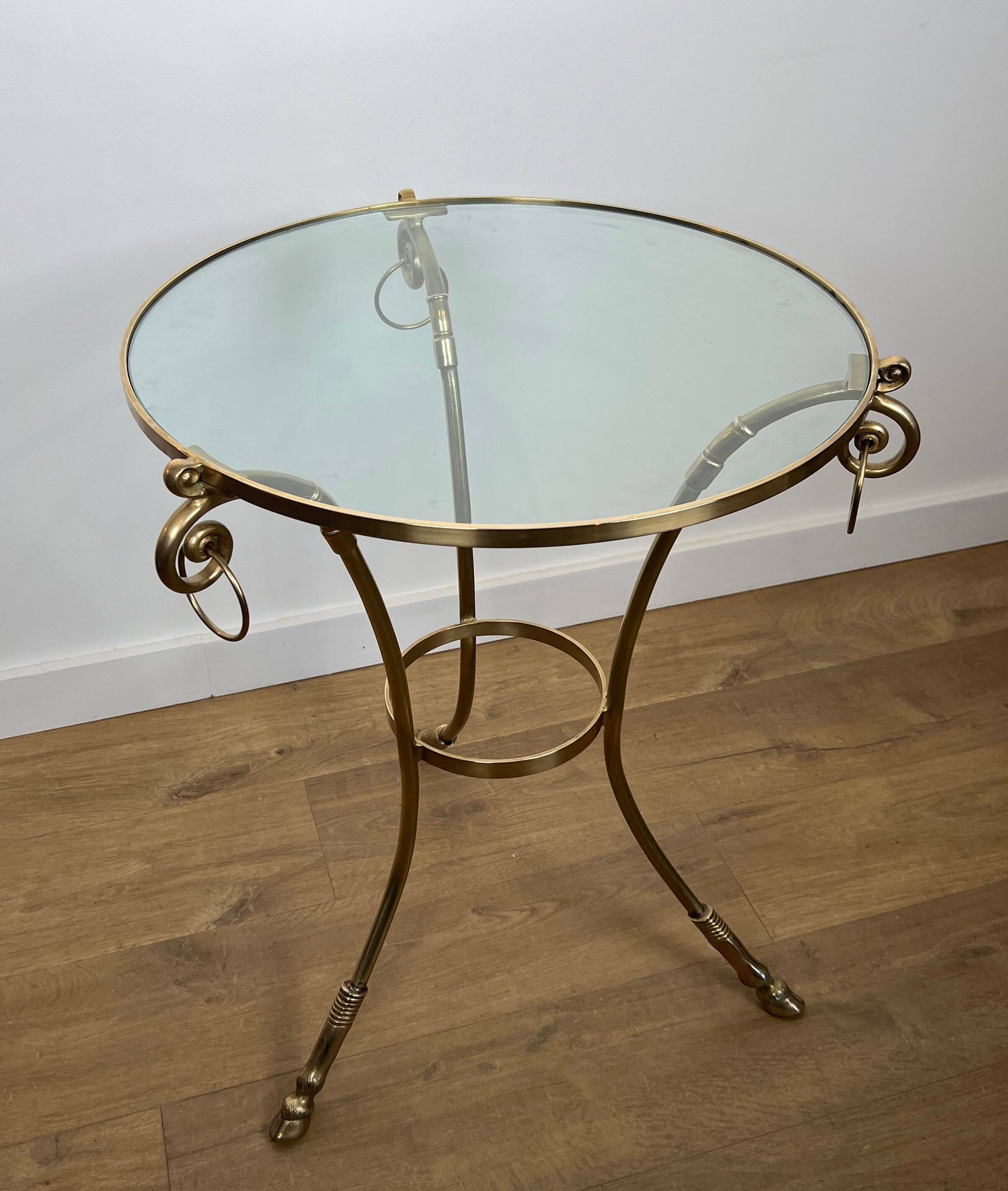 Brass gueridon from Maison Jansen