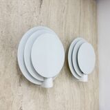 Set of 2 Lumiance round wall lamps ‘Planeta’ 1970s