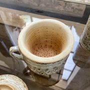 Stoneware herbal tea cup set La Hulotte Caylus