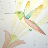 Hummingbird watercolor