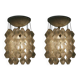Pair of Beautiful Midcentury Design Napako Pendants, 1970s