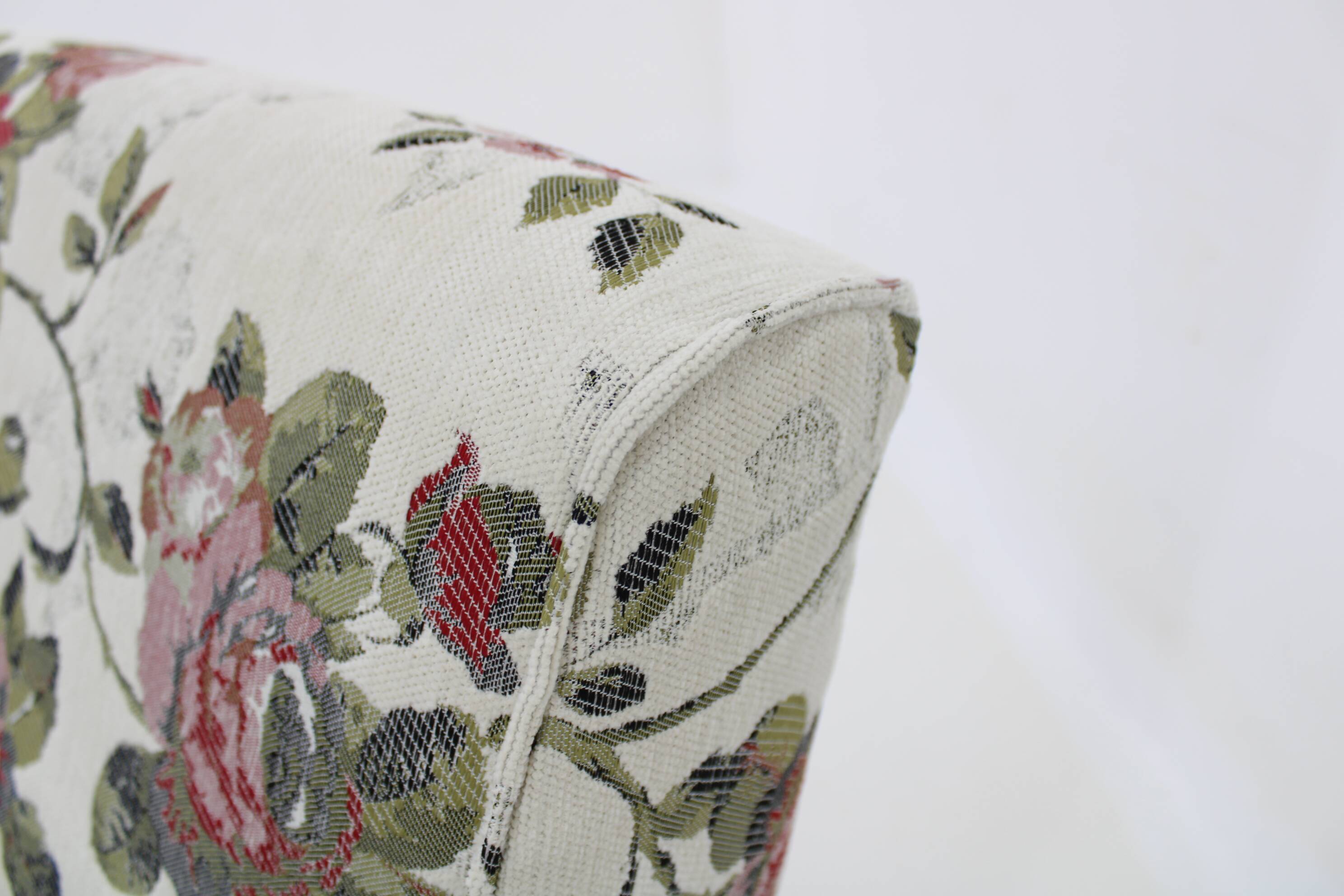 1950s Jindrich Halabala Restored Gobelin Armchair, Czechoslovakia