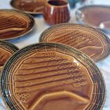 Sarreguemines asparagus set 1970
