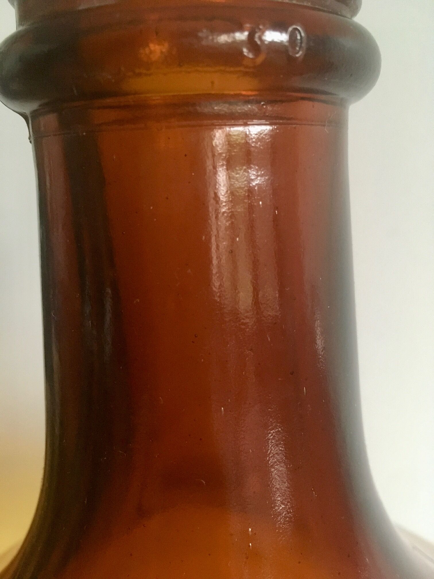 Demijohn amber bottle XL of 30L