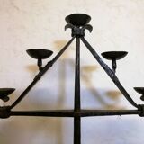 Candélabre en fer forgé
