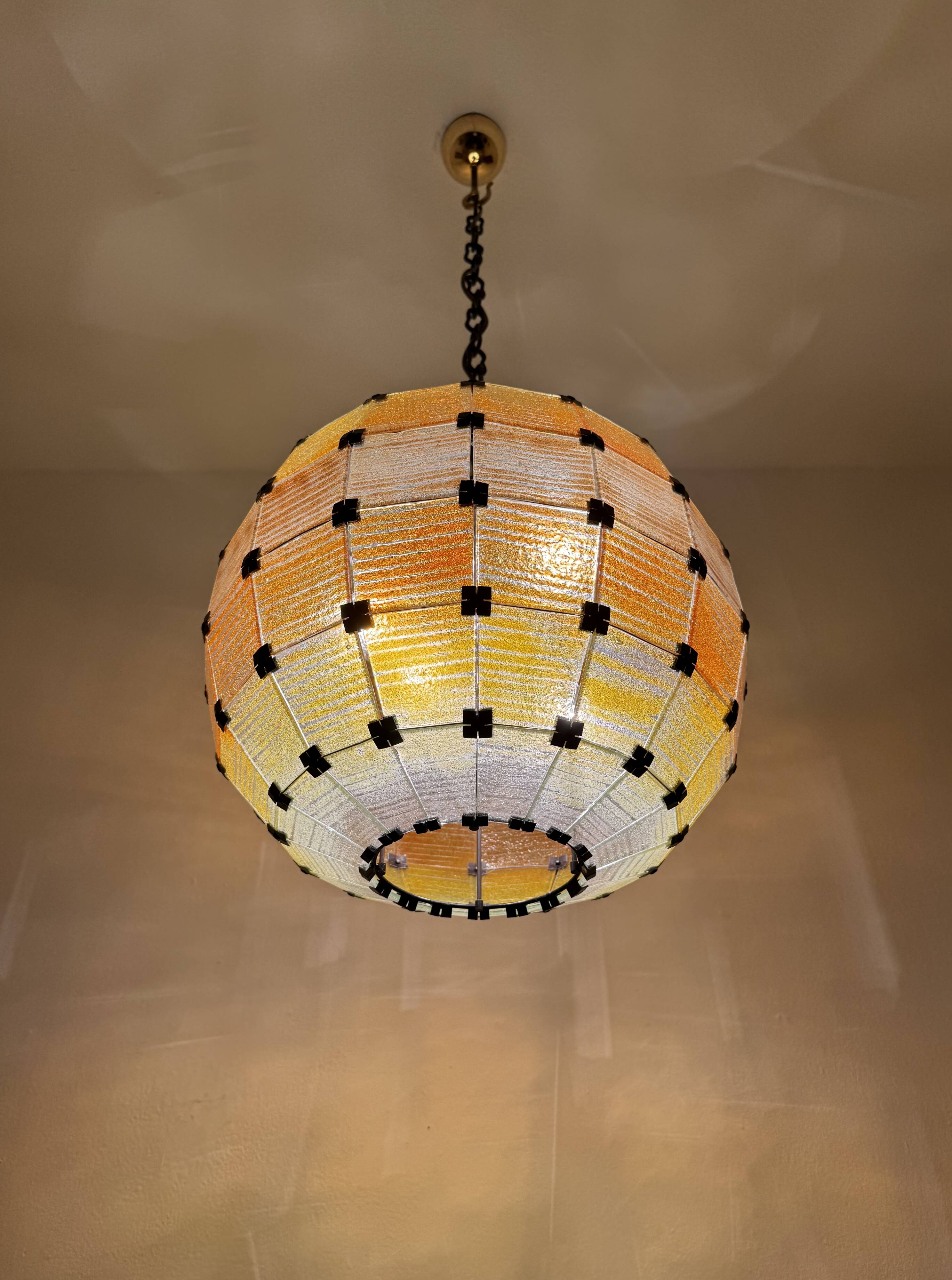 Amazing Colorful Glass Ball Pendant Lamp